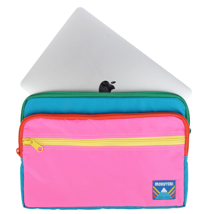 Mokuyobi Threads Mokuyobi Threads 13" Laptop Case - BUBBLE GUMMY