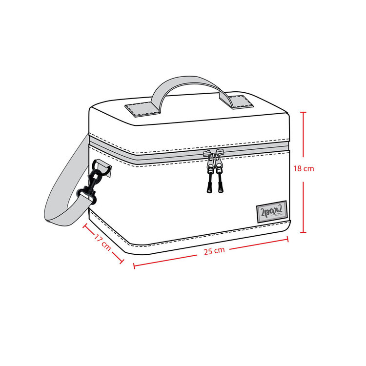 Deux par Deux Deux Par Deux Lunch Box - RAINBOW