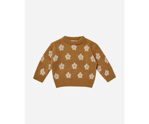 Rylee & Cru Baby Knit Pullover - DAISY FLEUR - Yellow Turtle