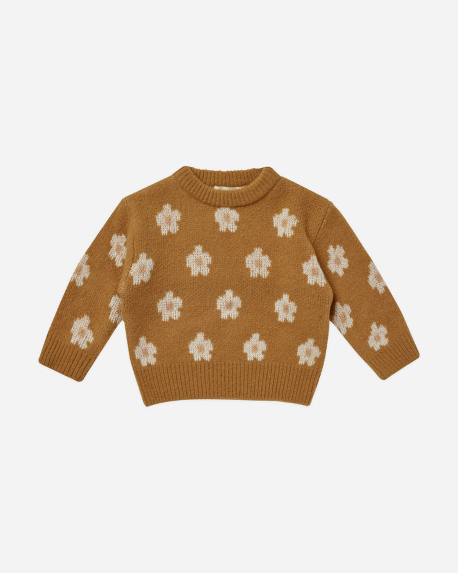 Rylee & Cru Baby Knit Pullover - DAISY FLEUR - Yellow Turtle