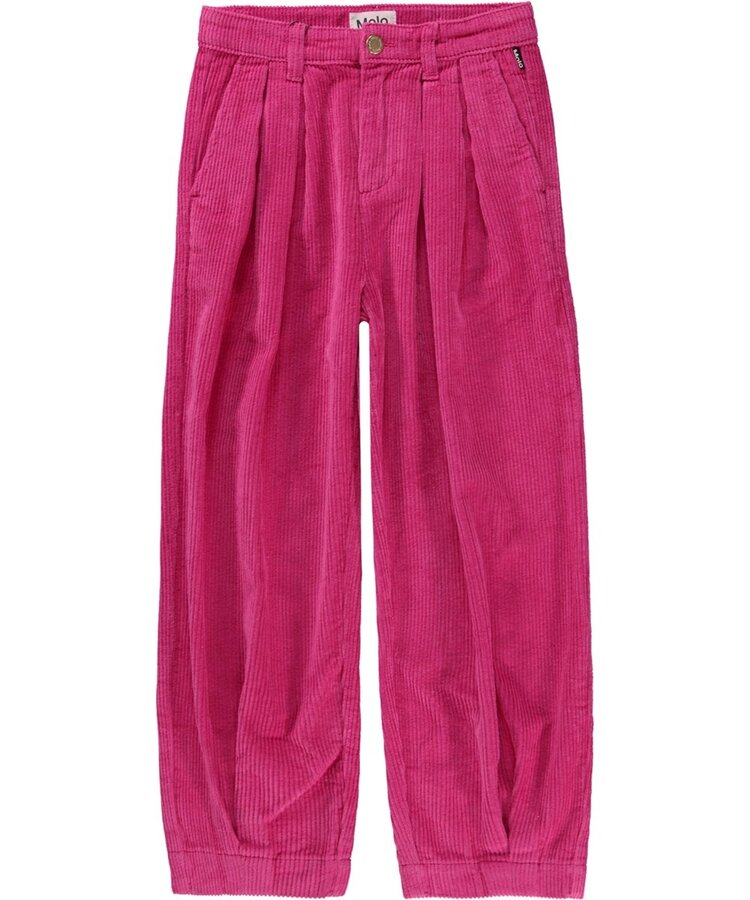 Molo Molo Junior Aleen Corduroy Pants - PINK MAGIC