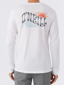O'Neill Mens Lefty Long Sleeve Tee - WHITE - Yellow Turtle