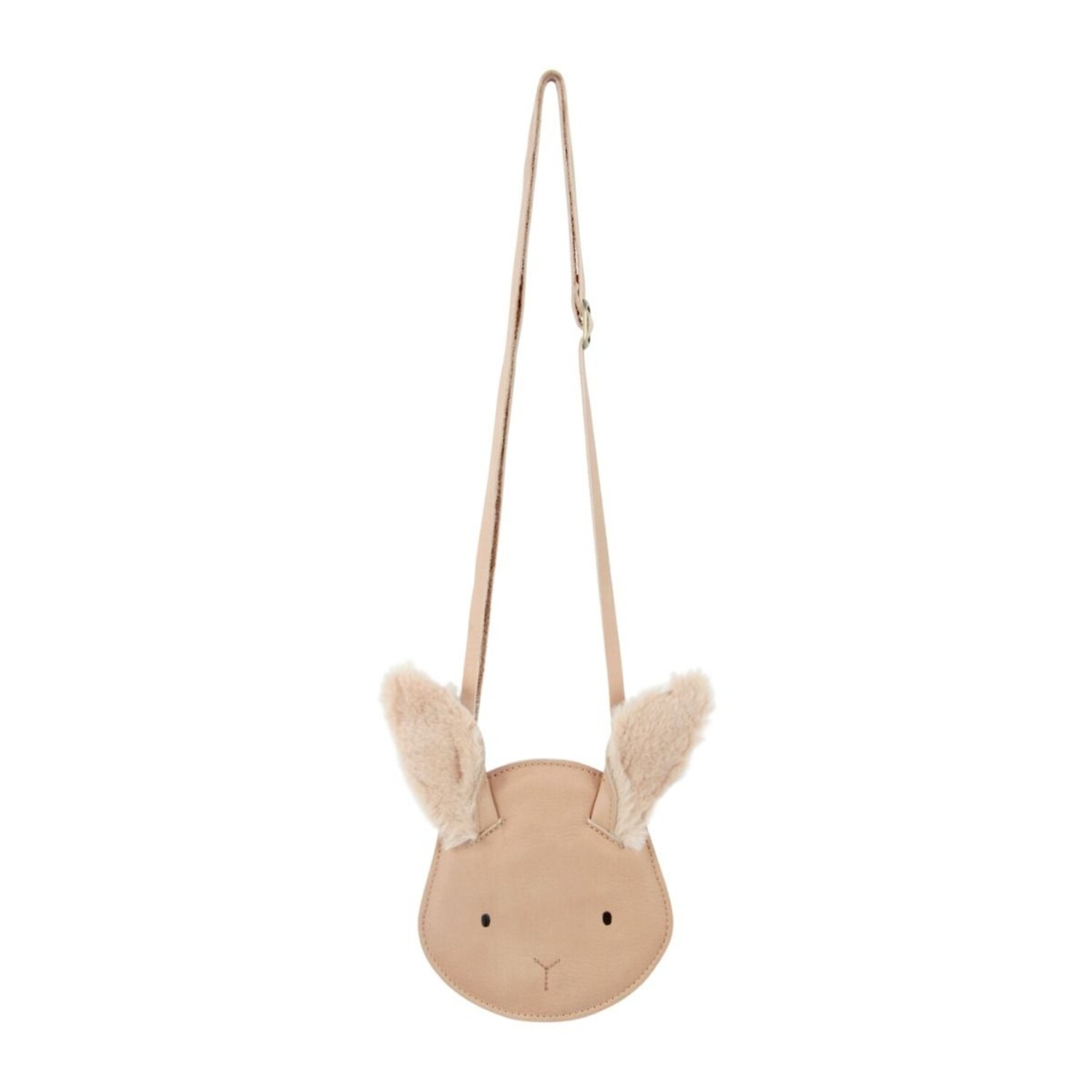 Donsje Britta Purse - Fluffy Bunny - LIGHT RUST LEATHER - Yellow