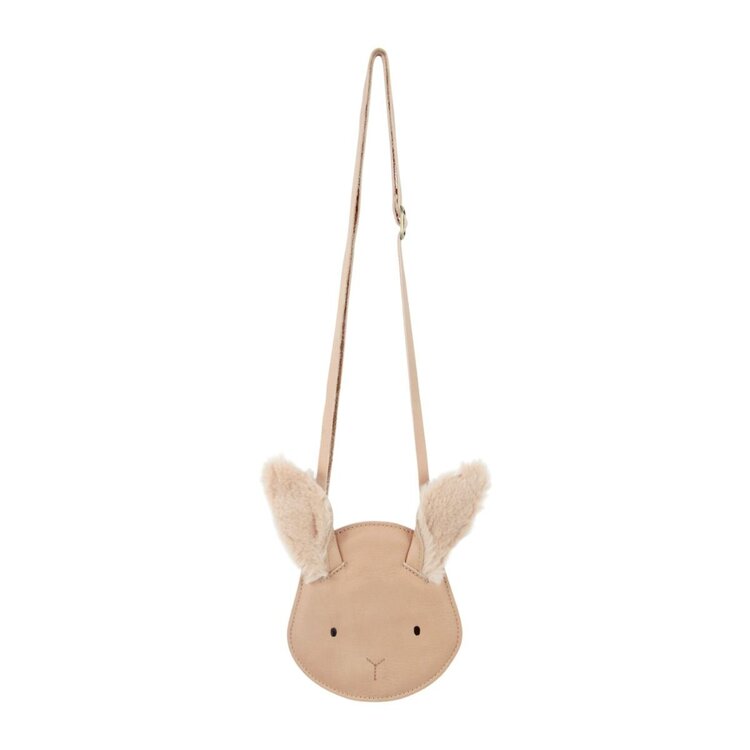 Donsje Donsje Britta Purse - Fluffy Bunny - LIGHT RUST LEATHER