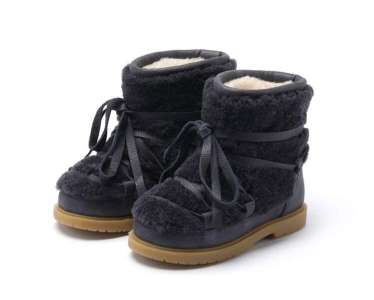 Donsje Donsje Kids Cassia - Curly Sheep Wool - NAVY