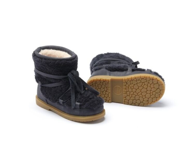 Donsje Donsje Kids Cassia - Curly Sheep Wool - NAVY