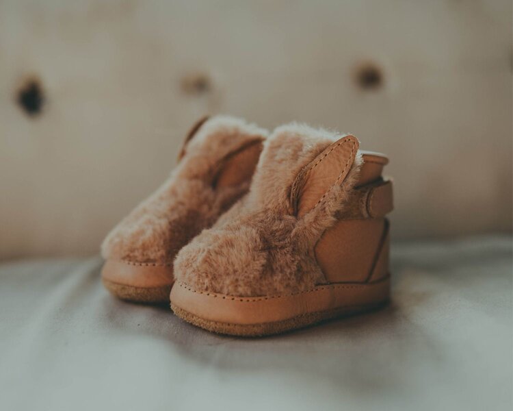 Donsje Donsje Richy - Fluffy Bunny - BEIGE FAUX FUR