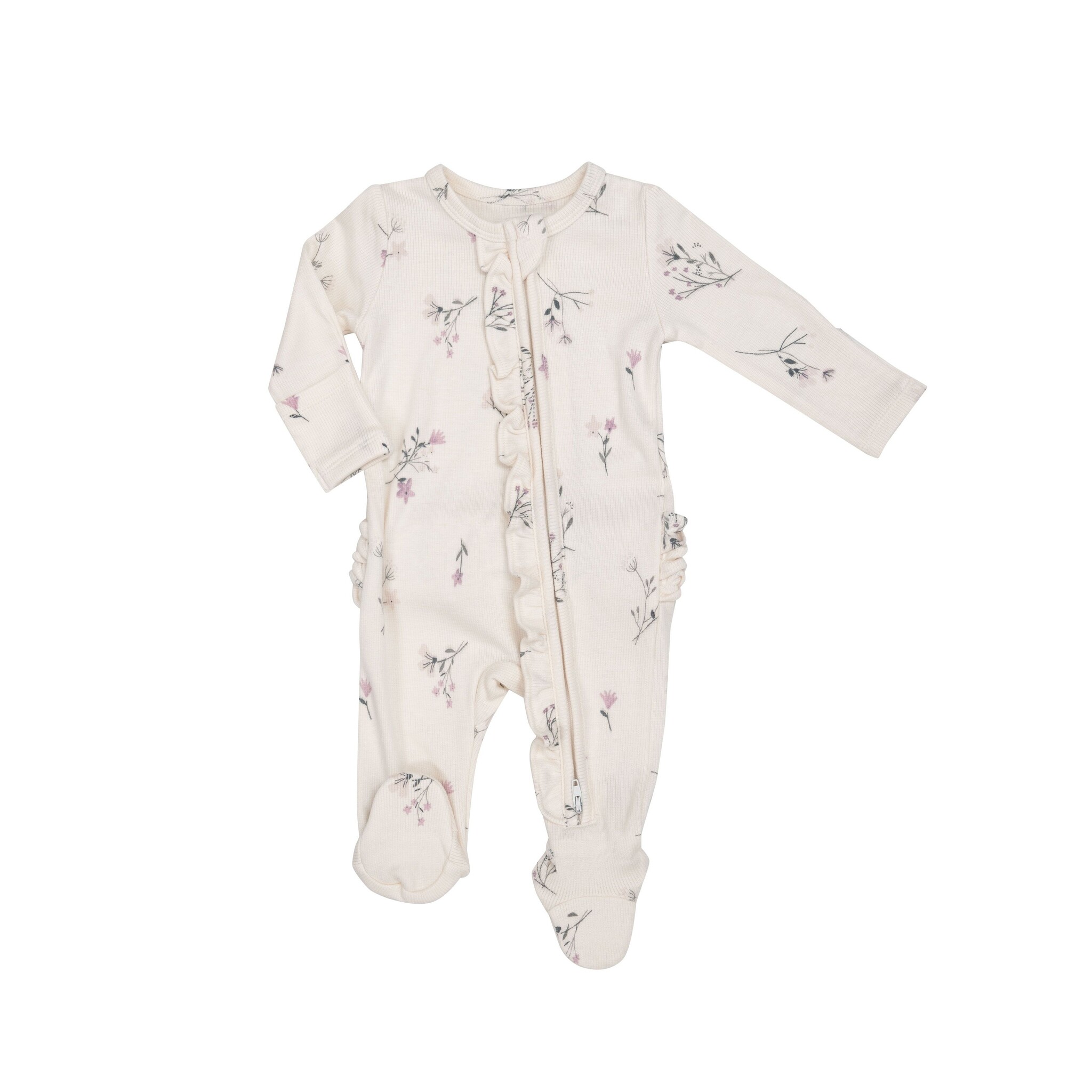 Angel Dear Baby Woodland Zipper Bamboo Footie Sleepers | HONEYPIEKIDS 9/12M