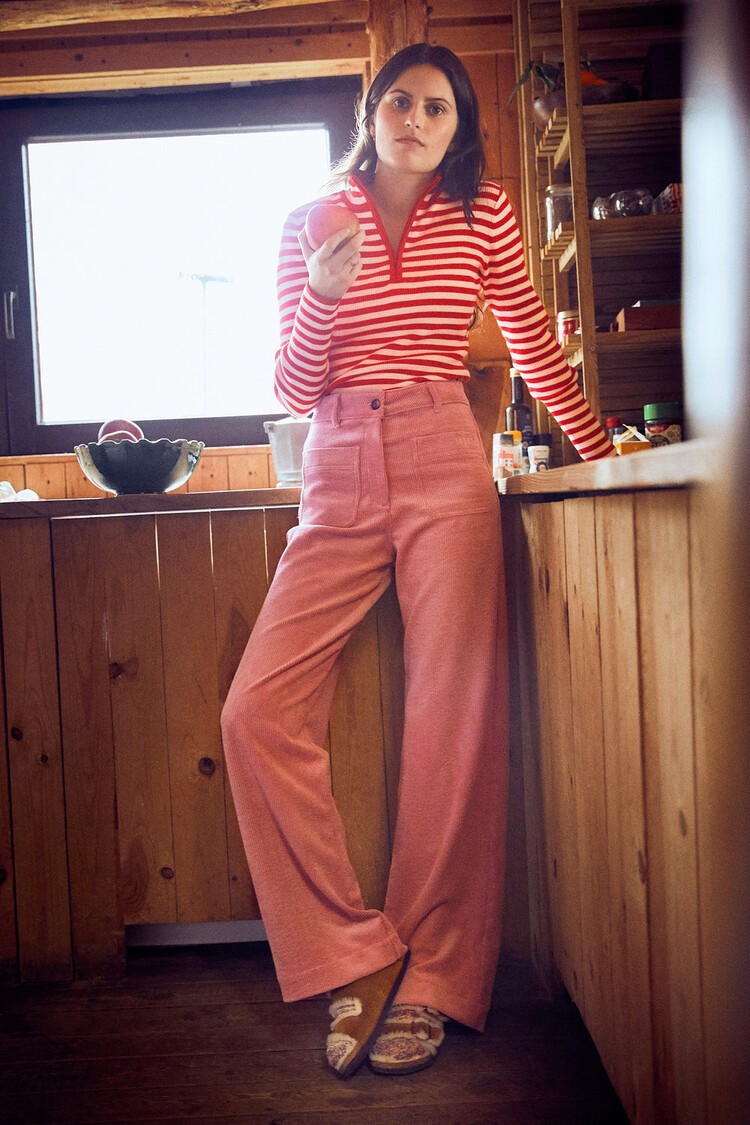 INDEE INDEE Junior Only Cord Pants - PINK