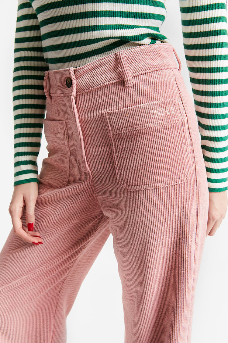INDEE INDEE Junior Only Cord Pants - PINK