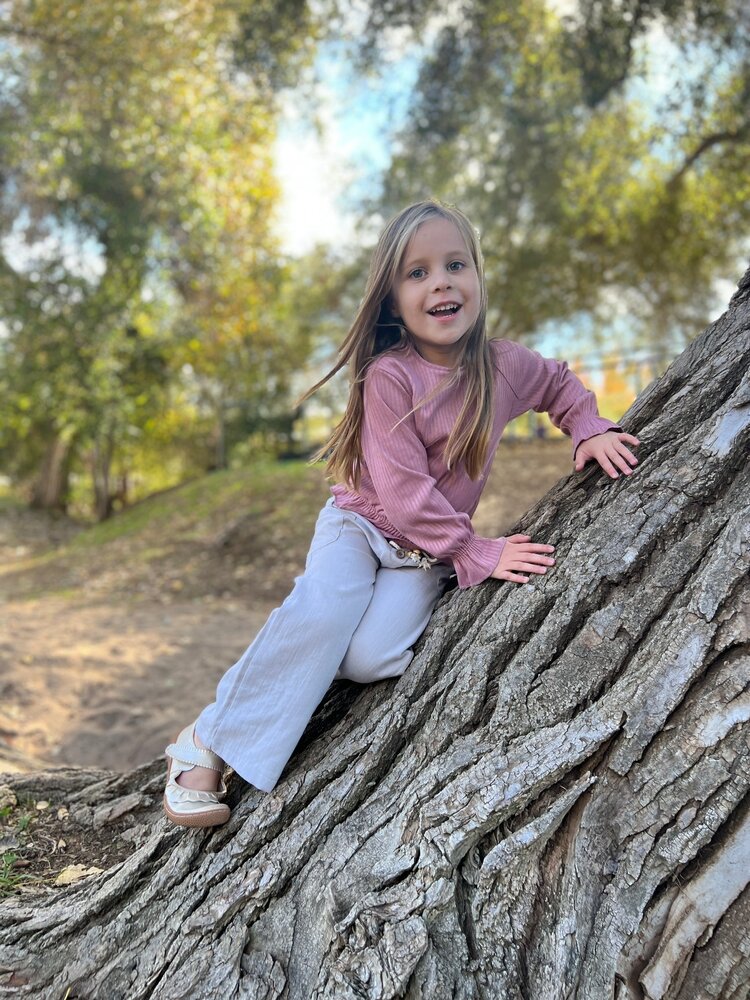 Vignette Kids Maeve Long Sleeve T-Shirt - ROSE