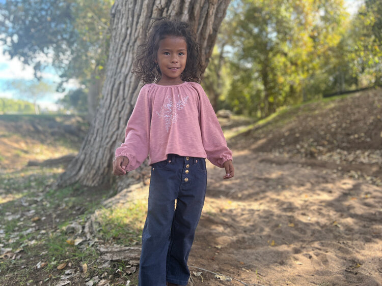 Vignette Kids Hayden Wide Leg Pant - BLUE