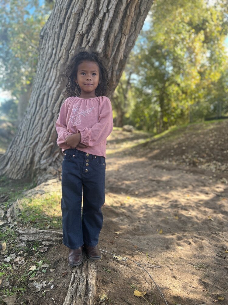 Vignette Kids Hayden Wide Leg Pant - BLUE