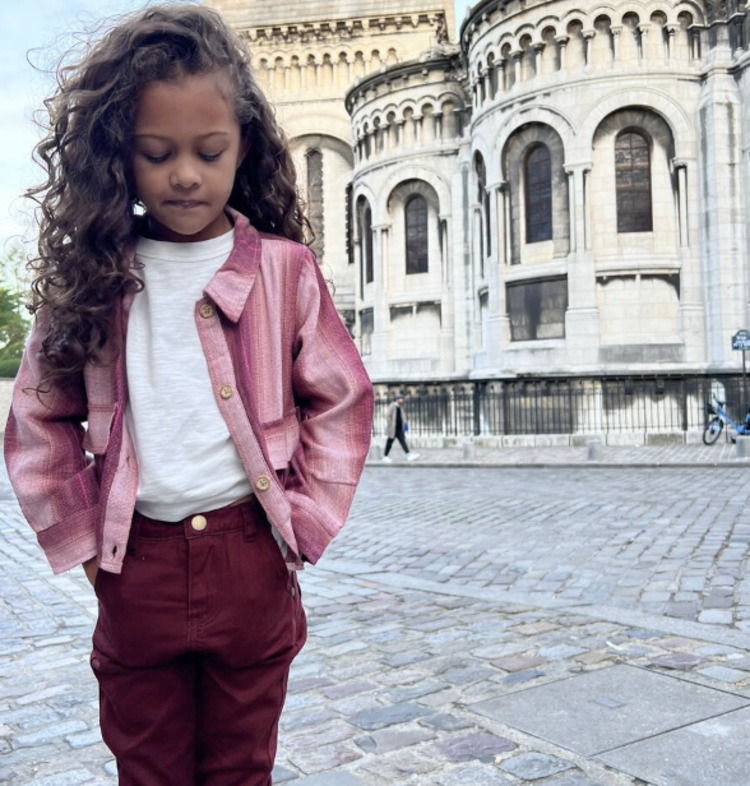 Poppet & Fox Kids Batwing Tee - CREAM