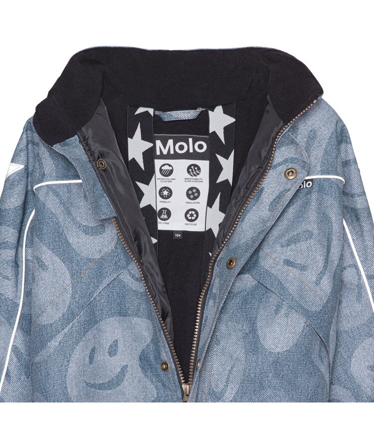 Molo Molo Kids Polaris Snowsuit - DENIM SWIRLEY