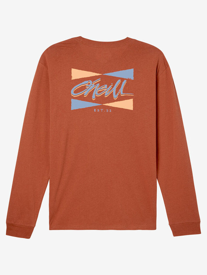 O'Neill Men's Working Stiff Long Sleeve Tee - OLV - Yellow Turtle