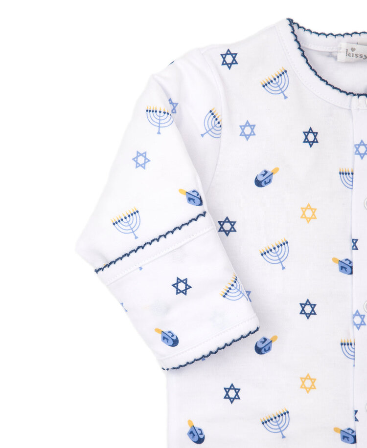 Kissy Kissy Kissy Kissy Baby Footie - BLUE