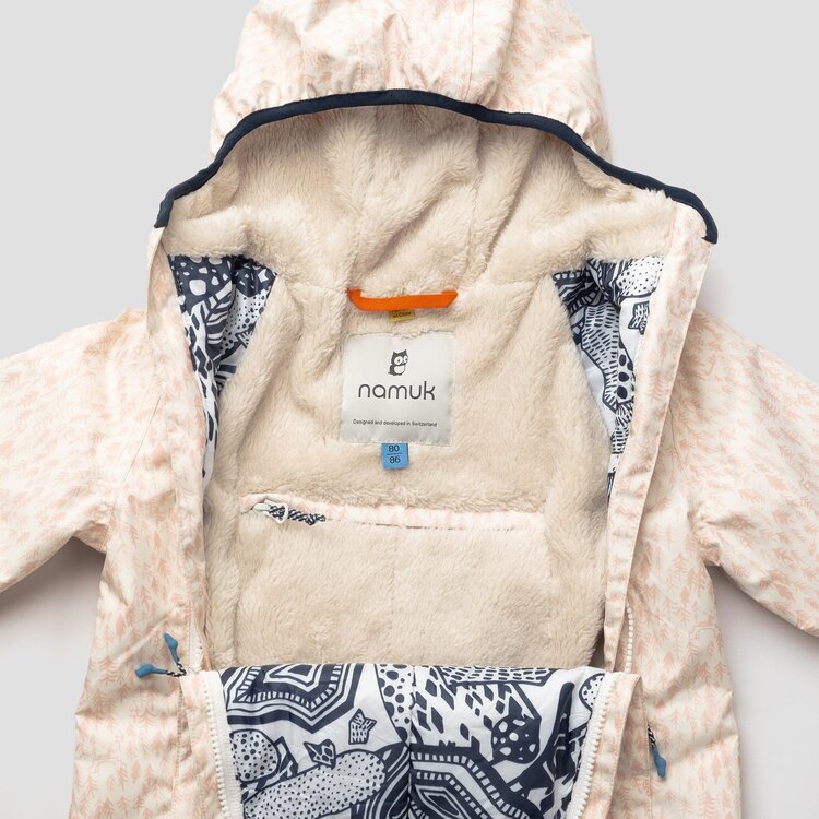Namuk Namuk Baby Forest Zack Winter Overall - OFF WHITE