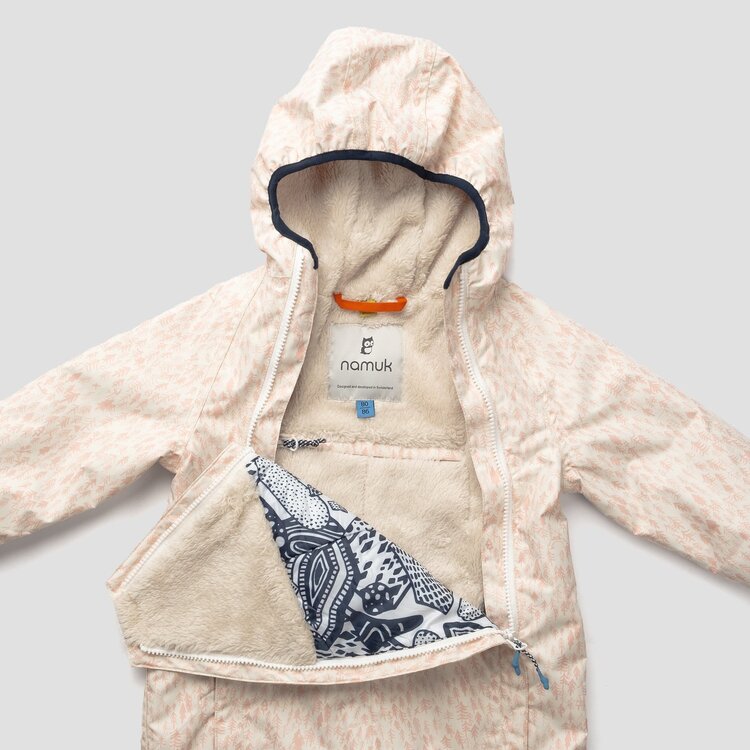 Namuk Namuk Baby Forest Zack Winter Overall - OFF WHITE