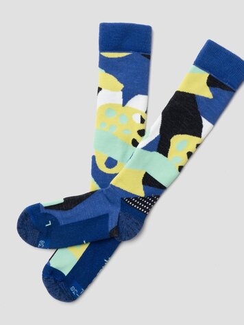 Namuk Namuk Jr Merino Ski Socks - BLUE MARIN