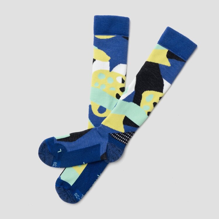 Namuk Namuk Junior Nemphis Merino Ski Socks - BLUE MARIN