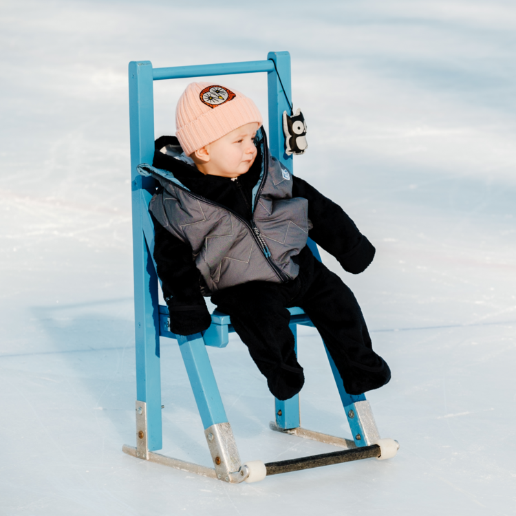 Namuk Namuk Baby Mou High Loft Fleece Overall - NAVY