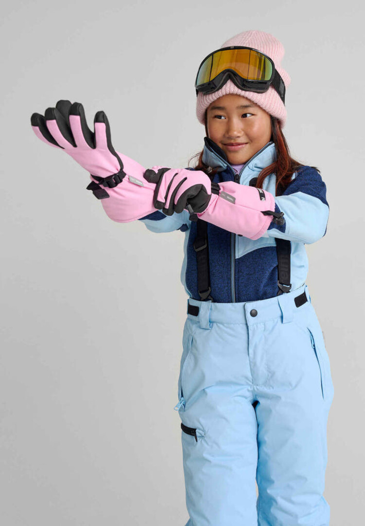 Reima Reimatec Junior Skimba Gloves (4240) - CLASSIC PINK