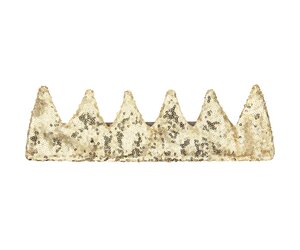 Mimi & Lula - Sequin Crown - GOLD - Yellow Turtle