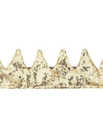 Mimi & Lula Mimi & Lula Sequin Crown - GOLD