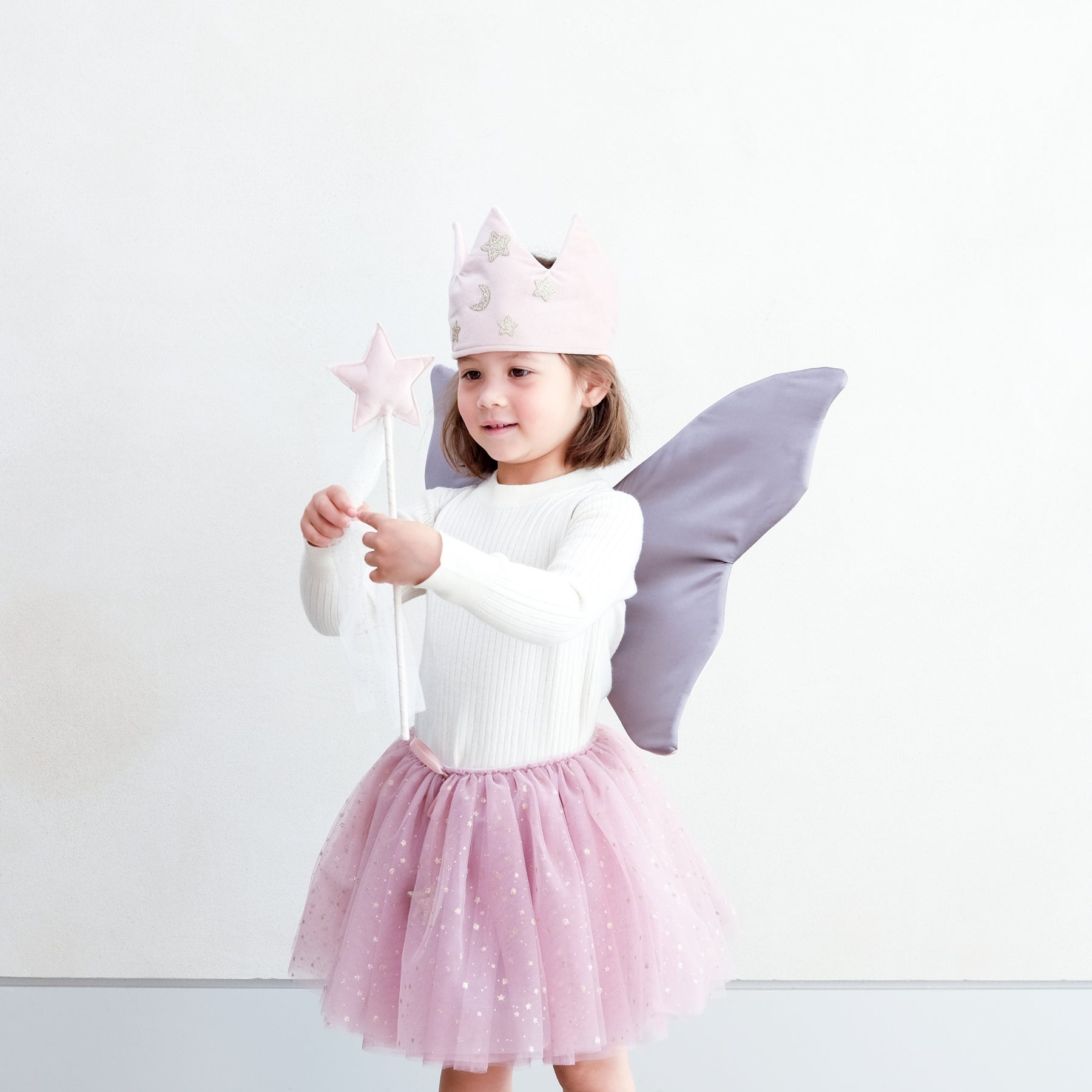 Black velvet magic wand - Fairy costume
