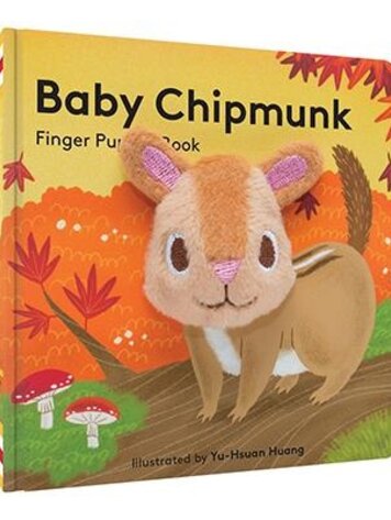 Chronicle Books Finger Puppet Book - BABY CHIPMUNK