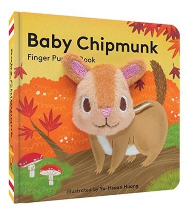 Chronicle Books Finger Puppet Book - BABY CHIPMUNK