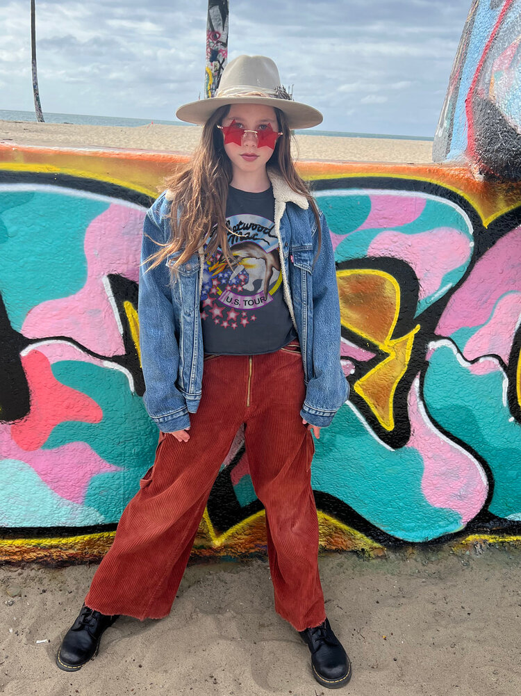 Rowdy Sprout Rowdy Sprout Junior Fleetwood Mac Organic Tee - BLK