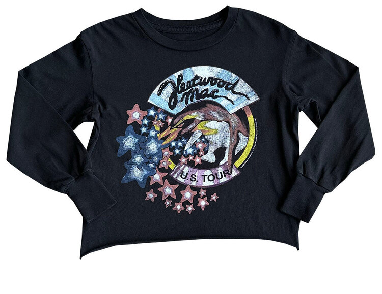 Rowdy Sprout Rowdy Sprout Kids Fleetwood Mac Organic Tee - BLK