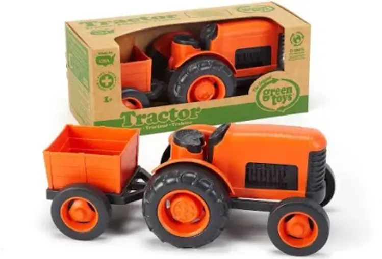 Green Toys Green Toys Tractor Vehicle - ORANGE