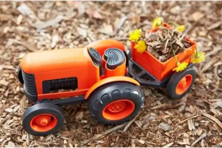 Green Toys Green Toys Tractor Vehicle - ORANGE