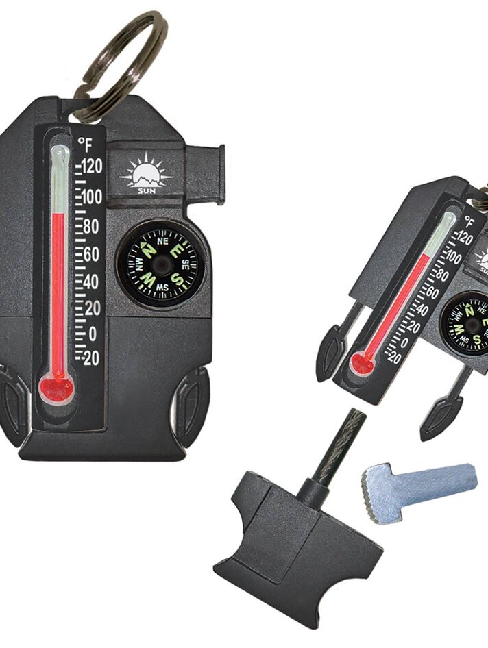 Sun Company TempaComp - Ball Compass and Thermometer Carabiner