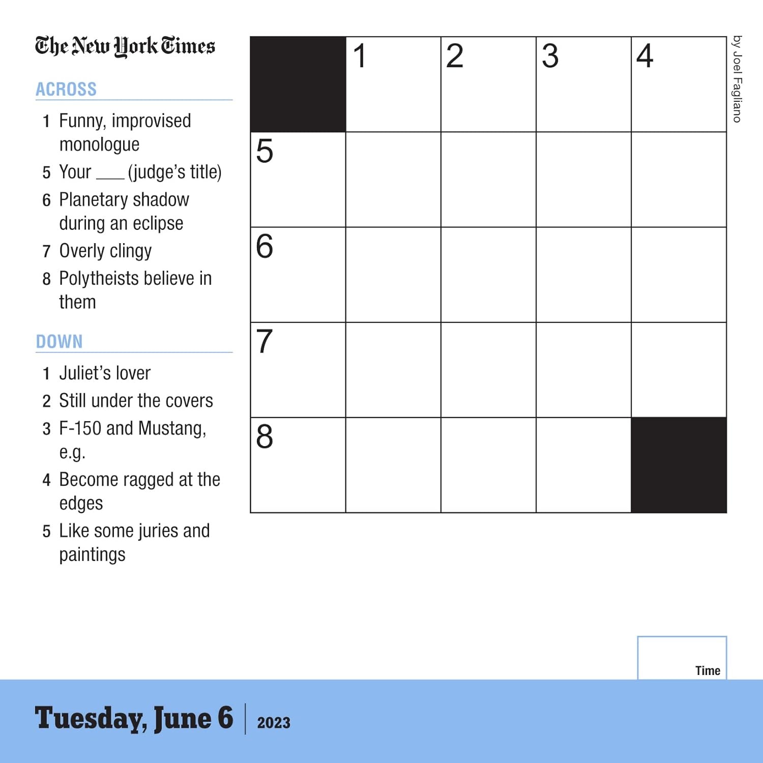 The New York Times Mini Crossword Page-A-Day Calendar 2024: For Crossword Beginners and Puzzle Pros [Book]