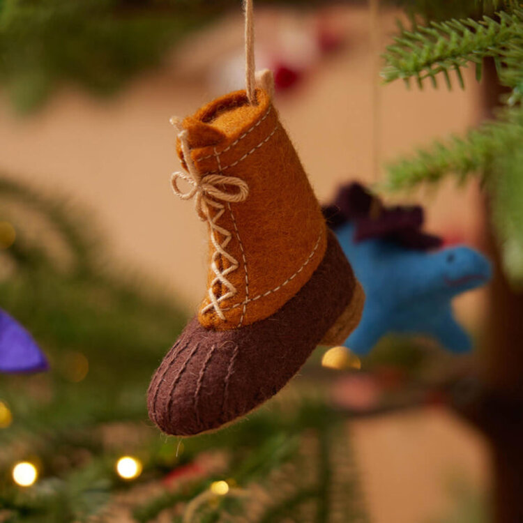 Craftspring Duck Boot Ornament