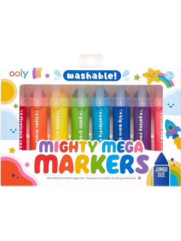 Ooly Ooly Mighty Mega Markers (Set of 8)