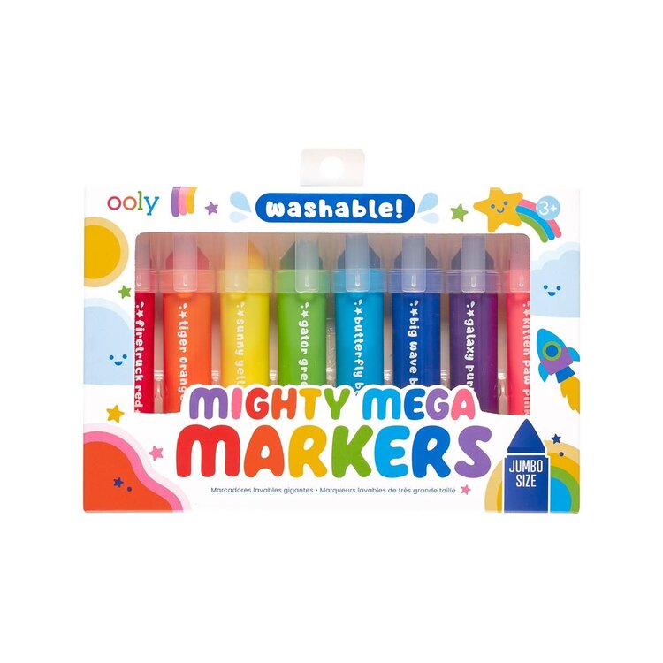 Ooly Ooly Mighty Mega Markers Set - 8pk