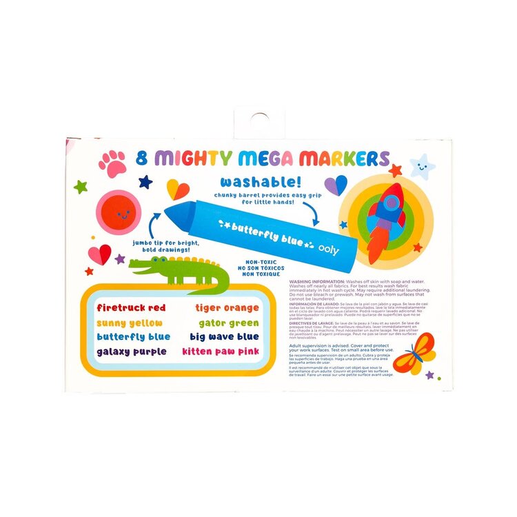 Ooly Ooly Mighty Mega Markers Set - 8pk
