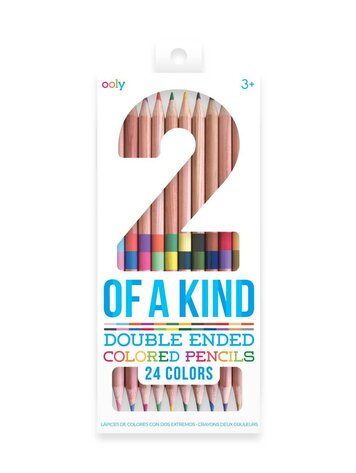 Ooly Ooly 2 of a Kind Double Ended Colored Pencils