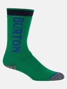 Burton Kids Weekend Midweight Socks 2 Pk GALAXY GREEN Size XS