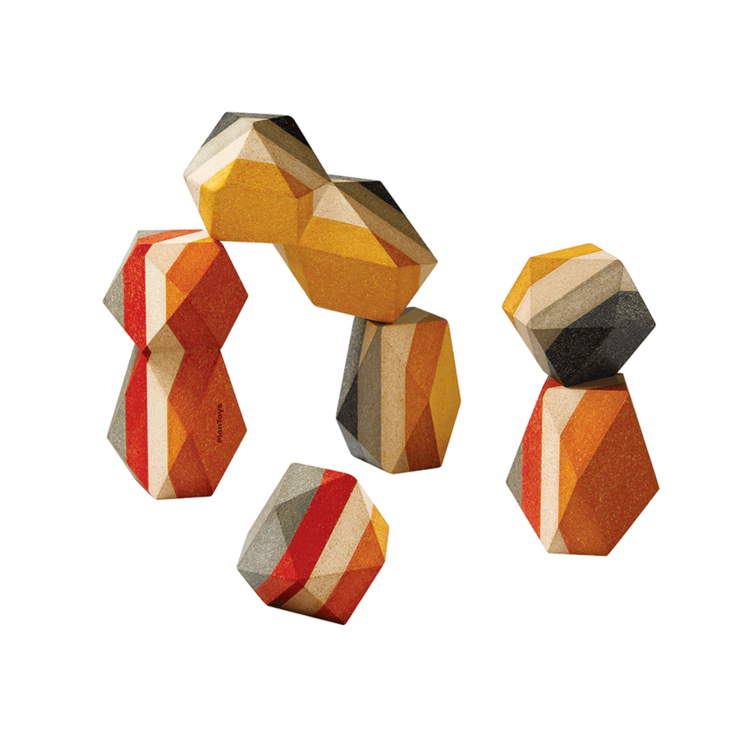Plan Toys Plan Toys Geo Stacking Rocks