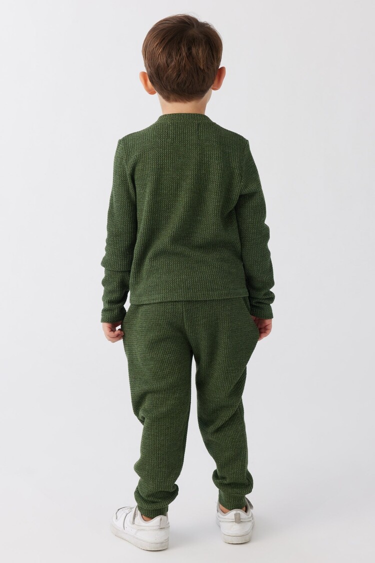 Sol Angeles Sol Angeles Kids Thermal Henley Top - CYPRESS