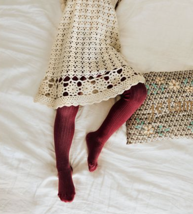 Collégien Collegien Baby Louise Tights - ROUGE