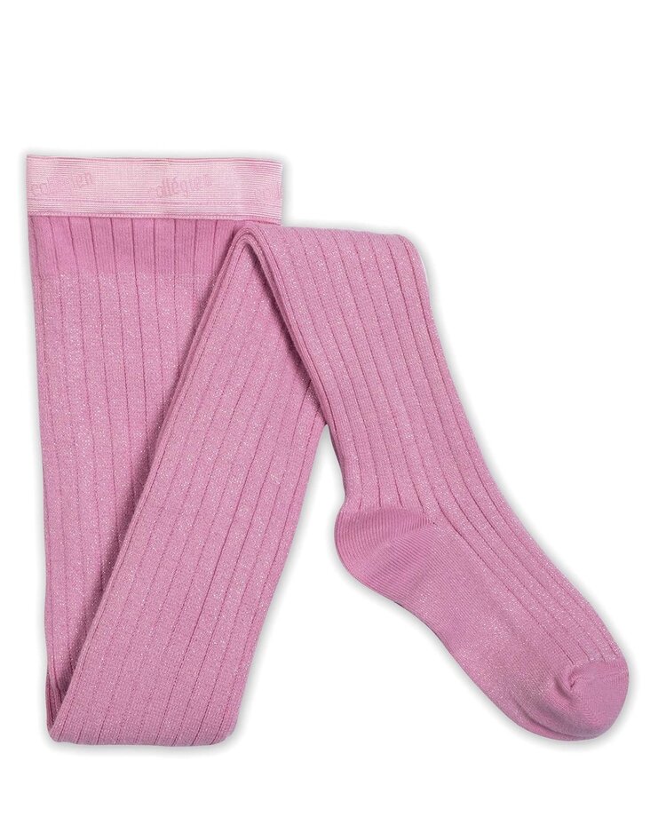 Collégien Collegien Baby Amelie Glitter Tights - ROSE BONBON