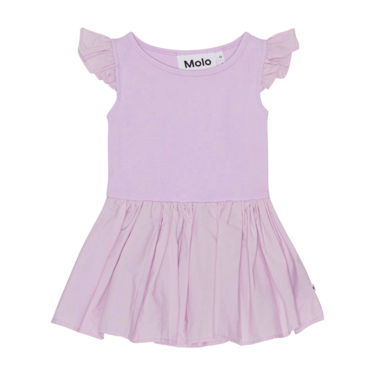 Molo Molo Kids Cimi Short Sleeve Dress - ALPINE GLOW