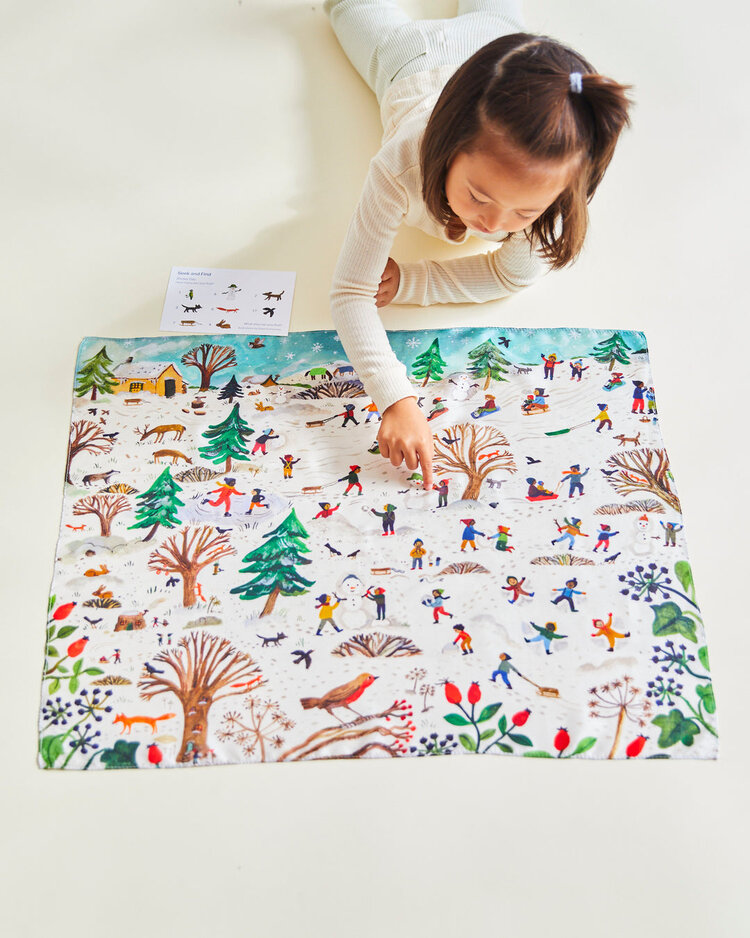 Sarah's Silks Sarah's Silks Snowy Day Seek & Find